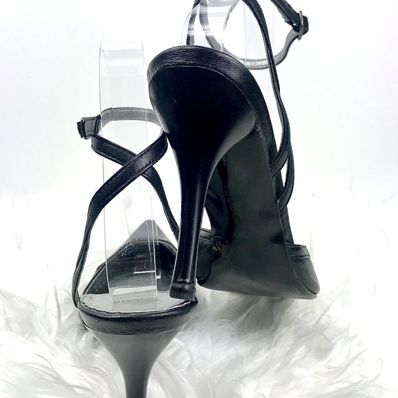 BCBGirls Strappy High Heel Pumps w/Buckles Size 7B - Picture 5 of 8